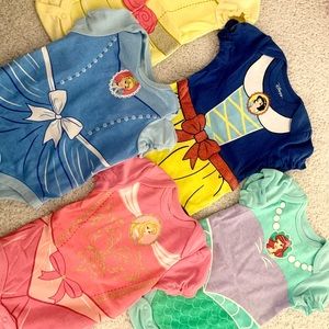 Baby girl 3-6 months Disney Princess onesie set